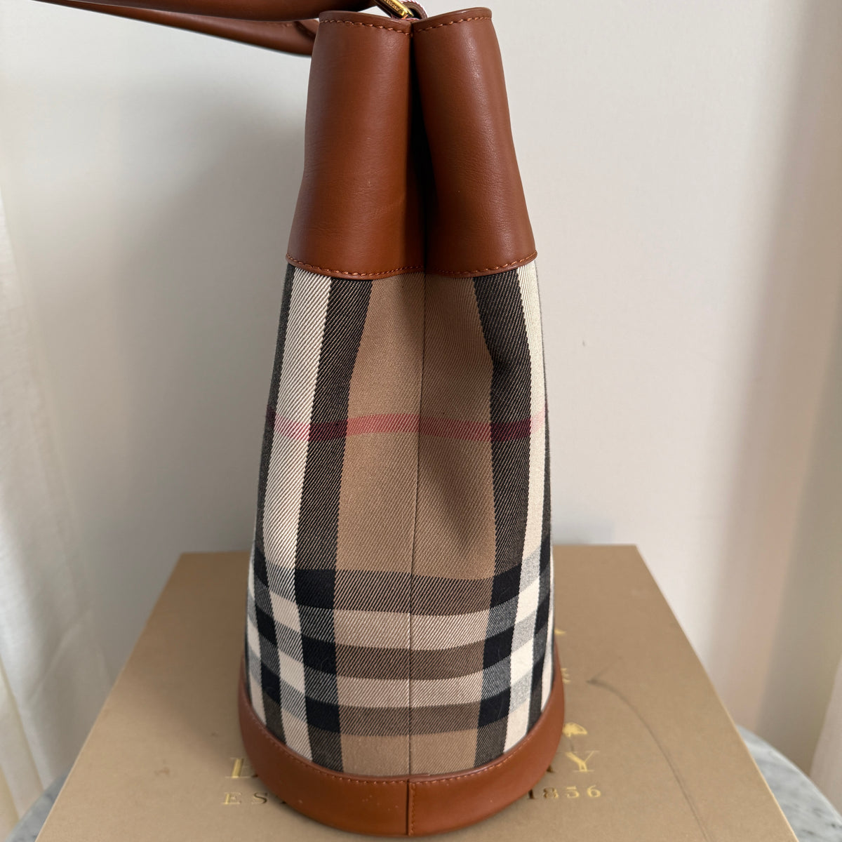 Burberry House Check Bucket Bag