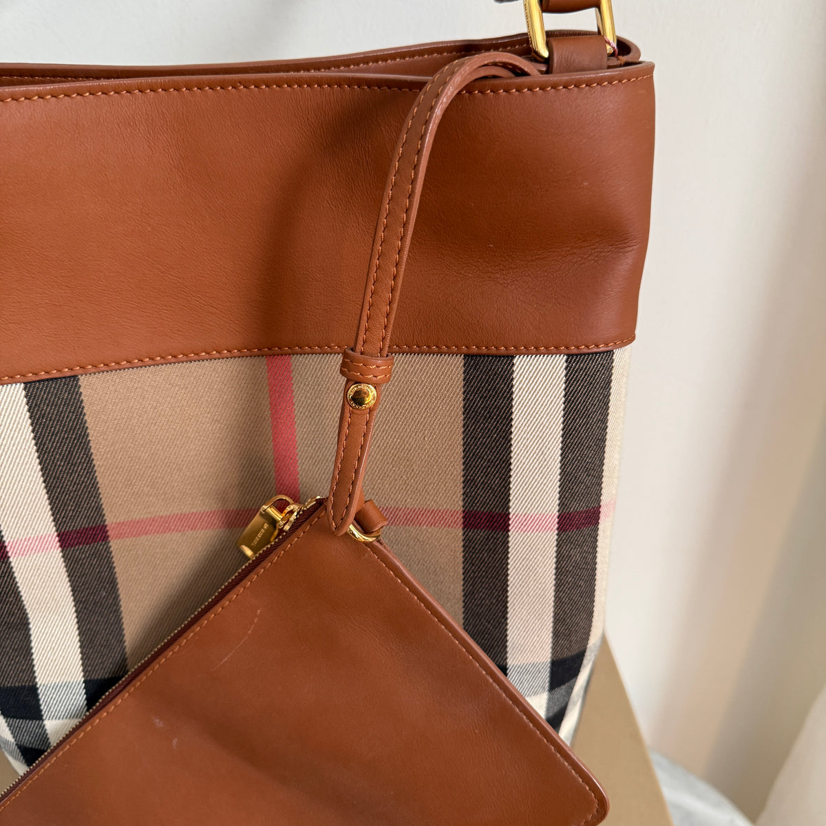 Burberry House Check Bucket Bag