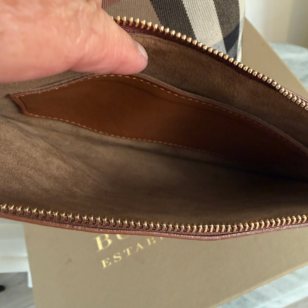Burberry House Check Bucket Bag