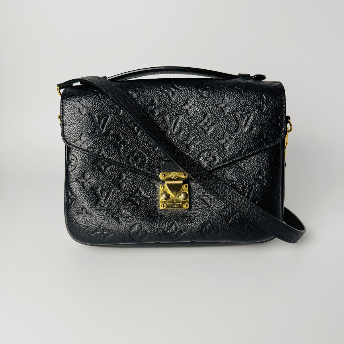 Louis Vuitton Pochette Metis Black Empreinte