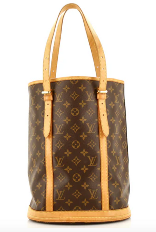 Louis Vuitton Monogram Bucket Bag with Pouch